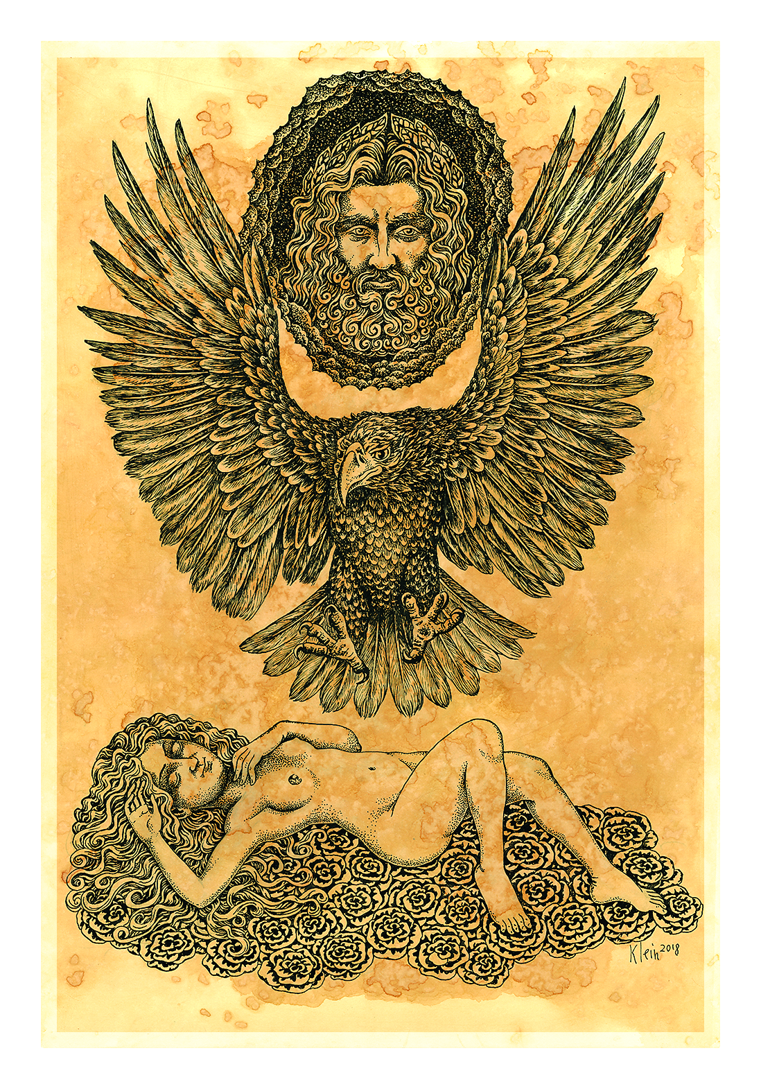 Изображение карты Зевс и Мнемозина