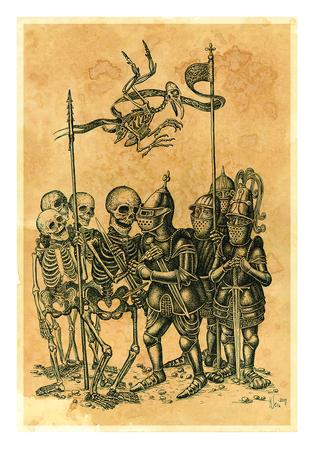 Изображение карты Ворон Одина Мунинн возле Сидона